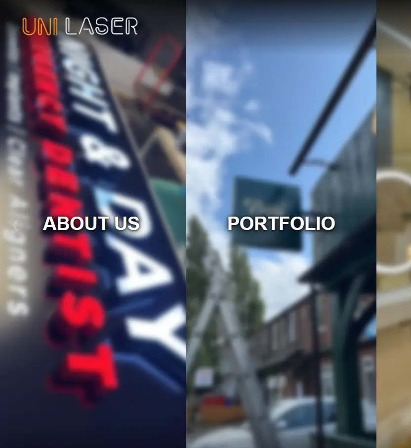 Unilaser website